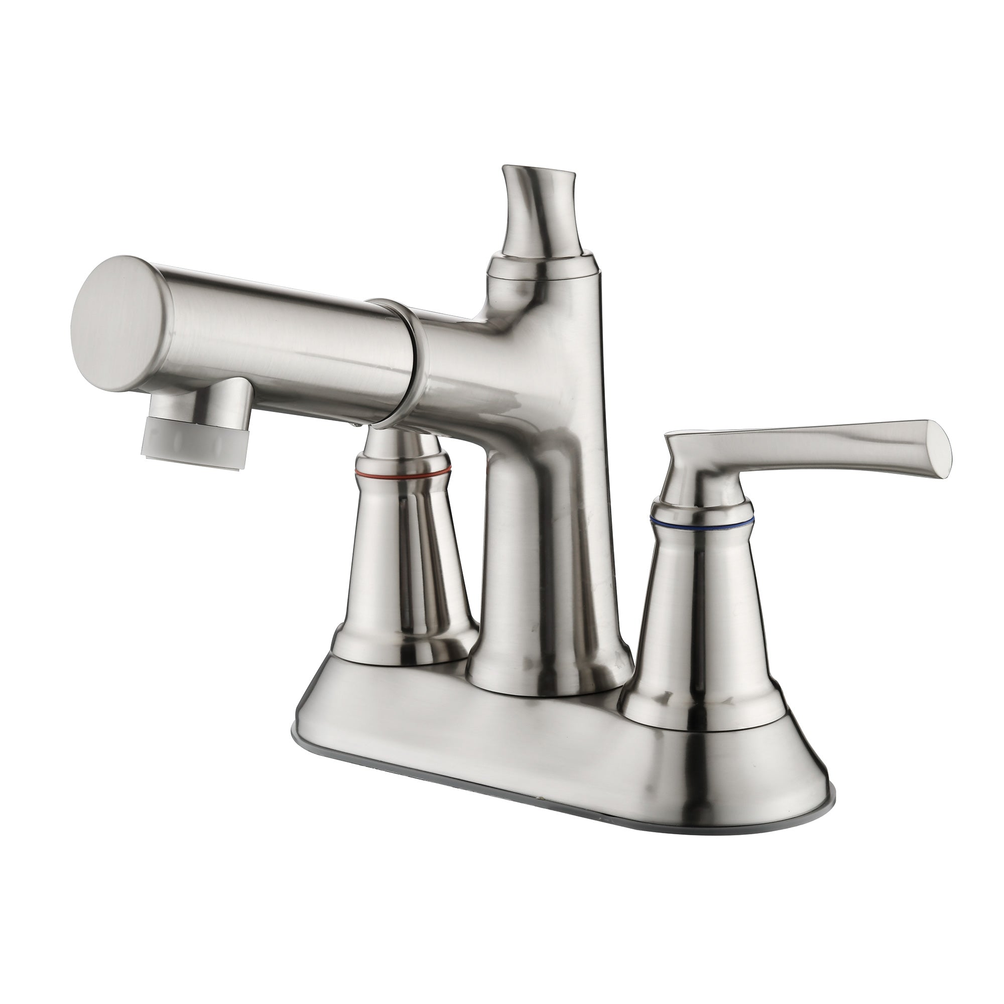 Two-Handle 4" Centerset Pull-Out Bathroom Faucet RX5010