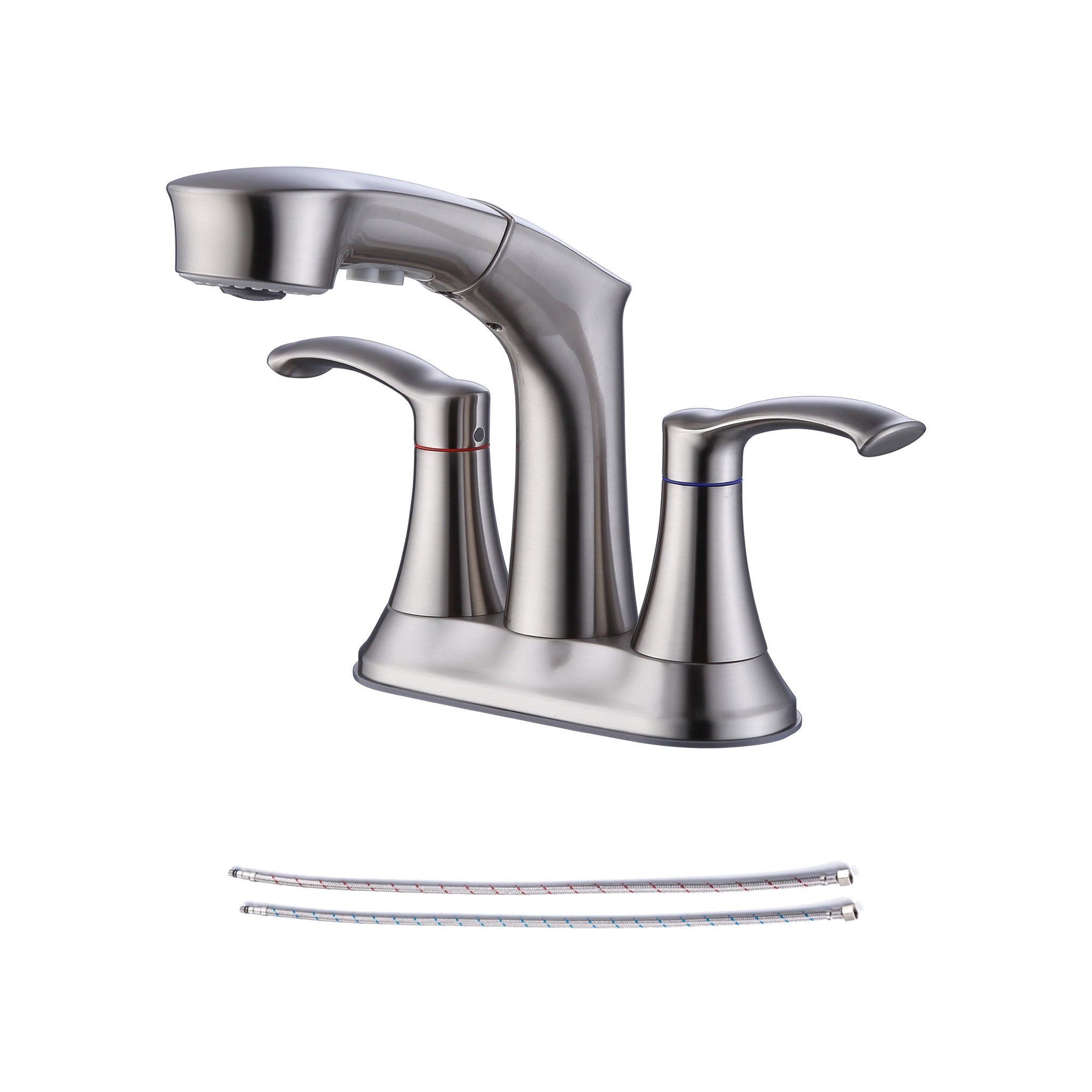 Centerset 2-Handle Pull-Out Bathroom Faucet RX5501
