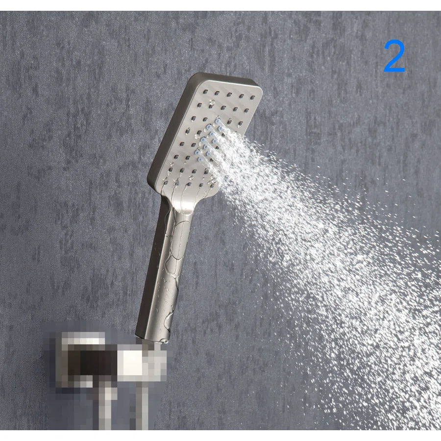 Multi-function shower head with 3 spray settings