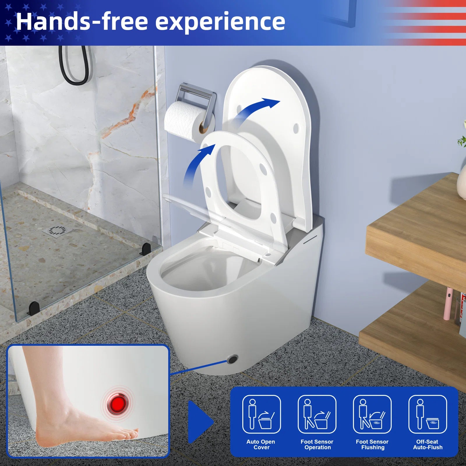 Smart Toilet with bidet built-in RX-T18W