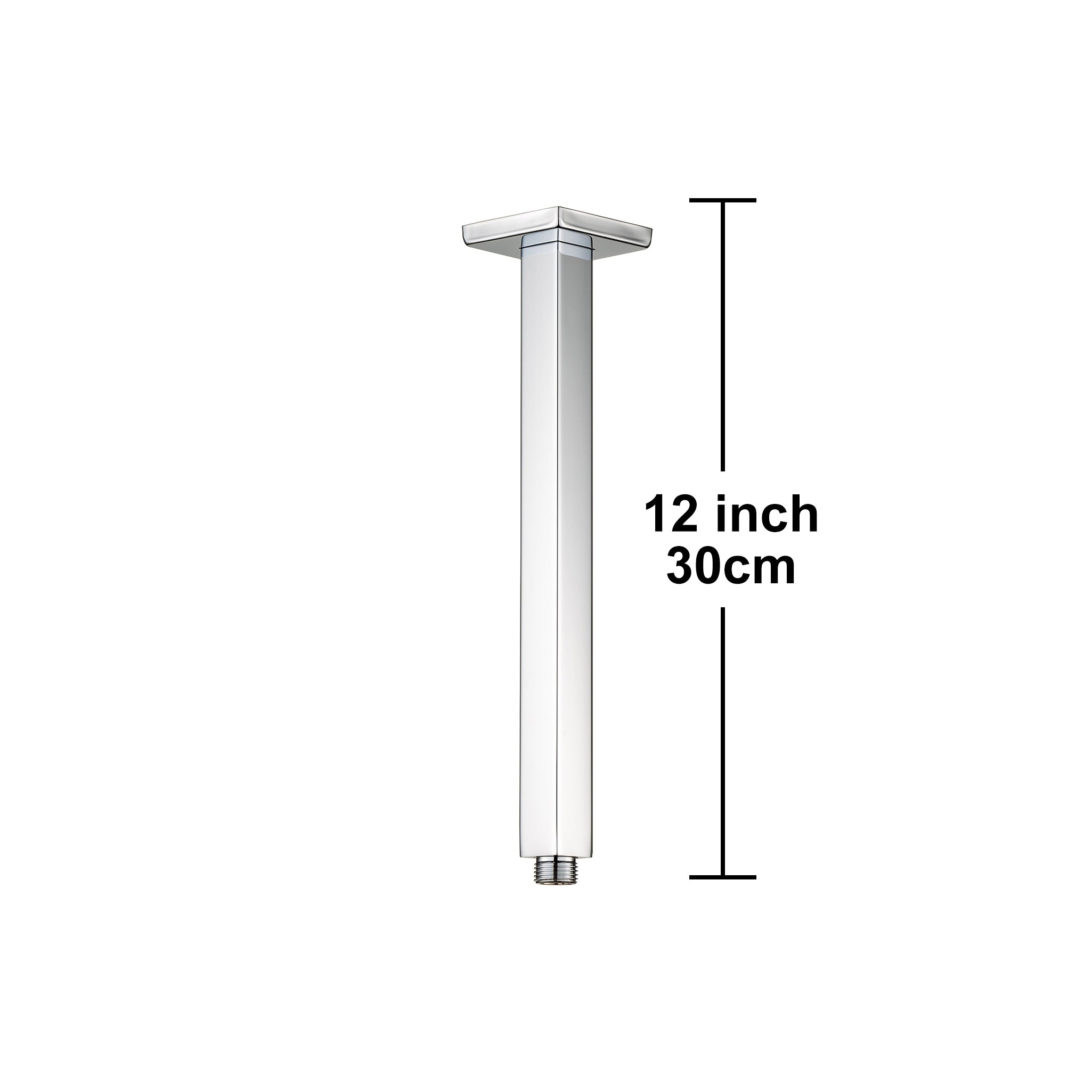 12'' Square Shaped Ceiling Shower Arm L3-12