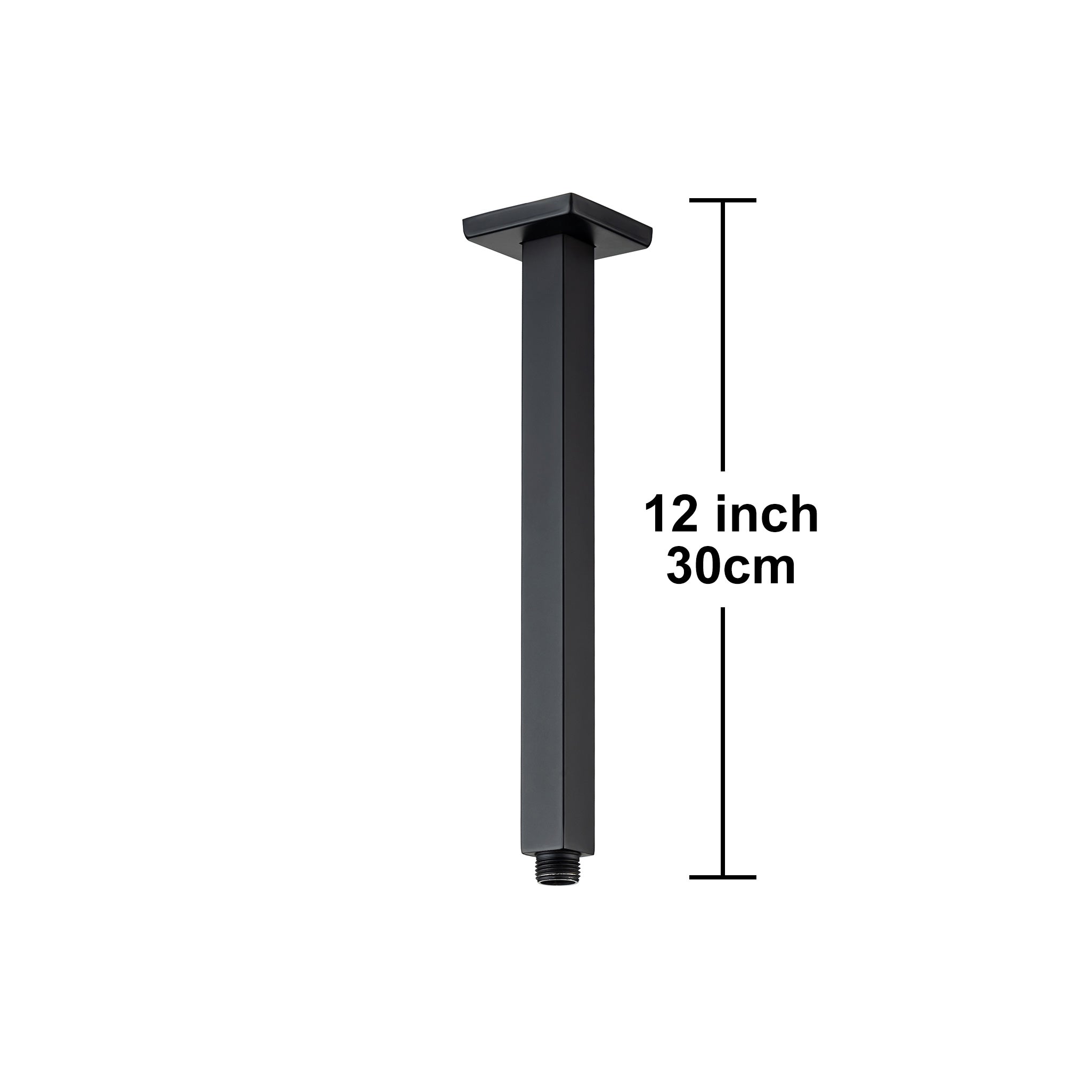 12'' Square Shaped Ceiling Shower Arm L3-12