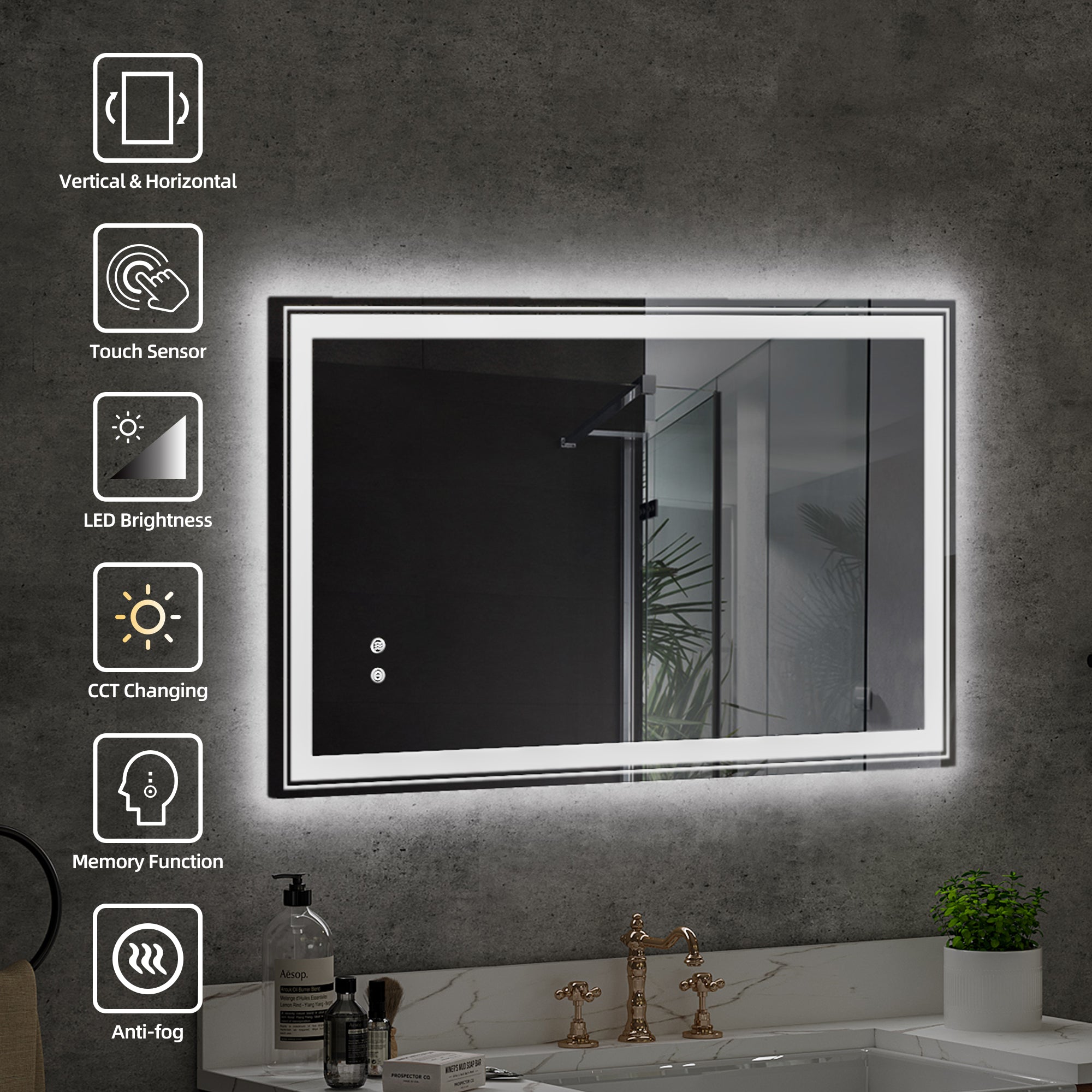 LED Bathroom Mirror RX-LM01