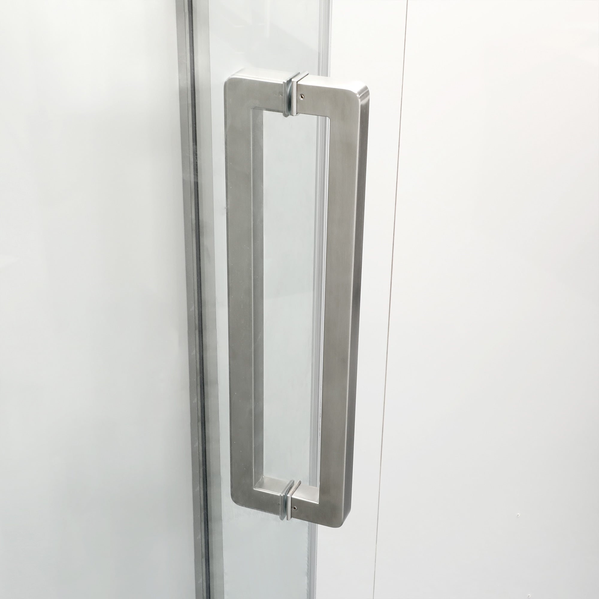34-1/8" x 72" Semi-Frameless Neo-Angle Hinged Shower Enclosure in Chrome RX-SD06-3472CH