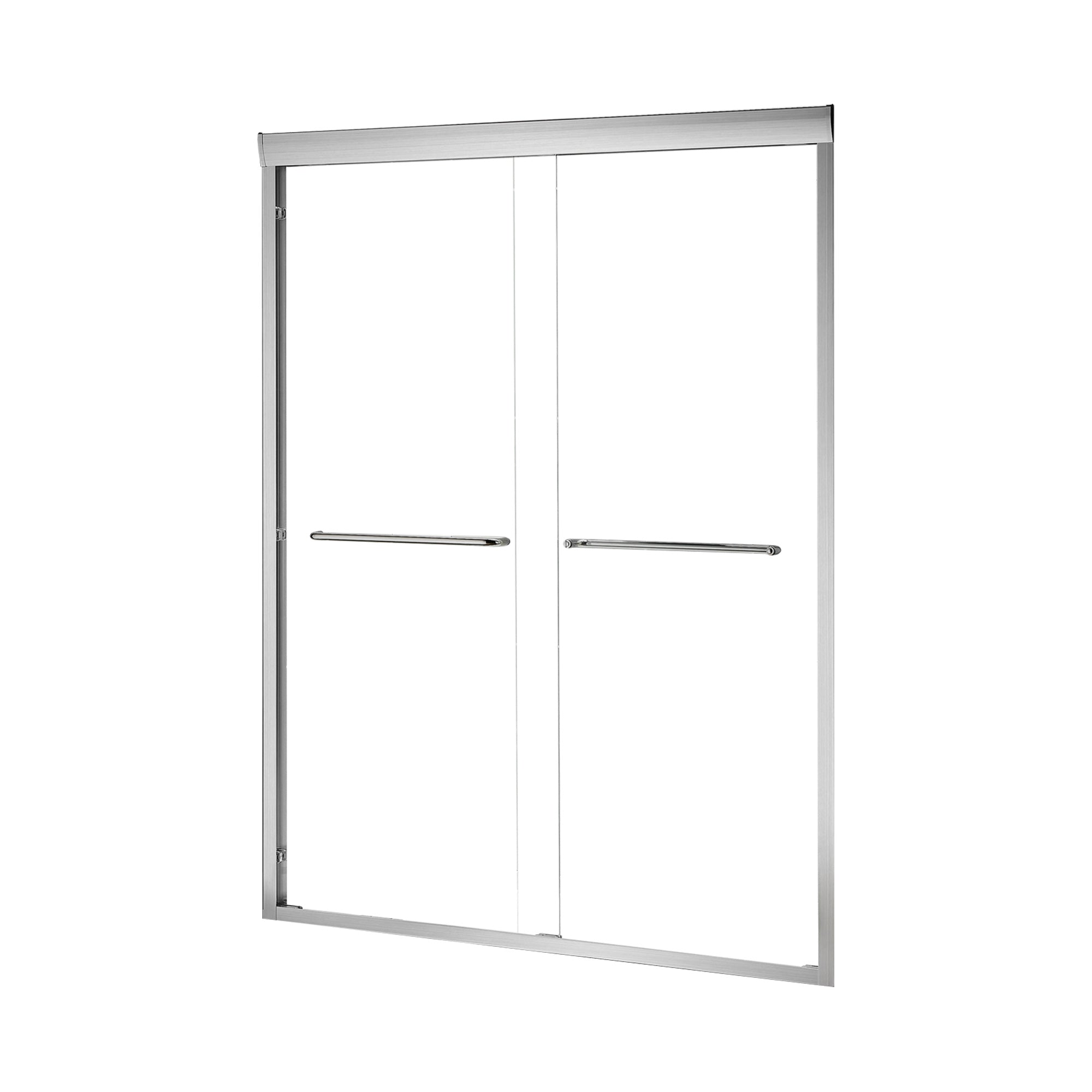 56 to 60 in. W x 75 in. H Sliding Framed Shower Door with 1/4 Inch (6mm) Thick Tampered Glass RX-SD15