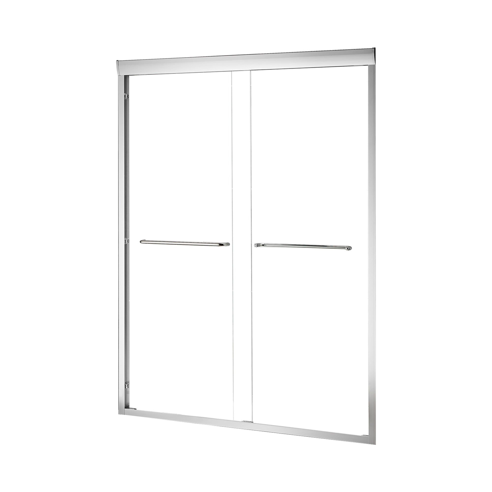 56 to 60 in. W x 75 in. H Sliding Framed Shower Door with 1/4 Inch (6mm) Thick Tampered Glass RX-SD15