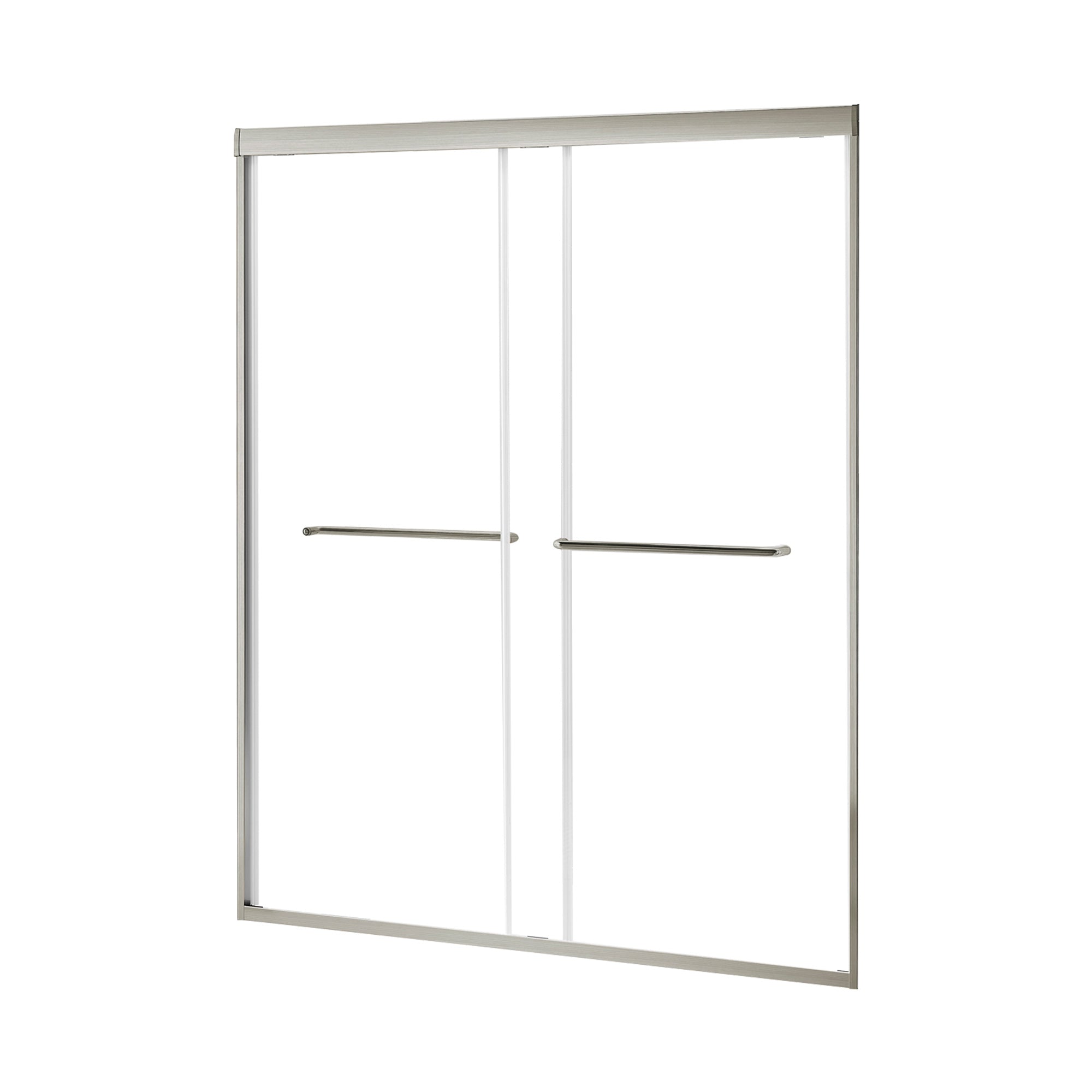 56 to 60 in. W x 70 in. H Sliding Framed Shower Door with 1/4 Inch (6mm) Thick Tampered Glass RX-SD16