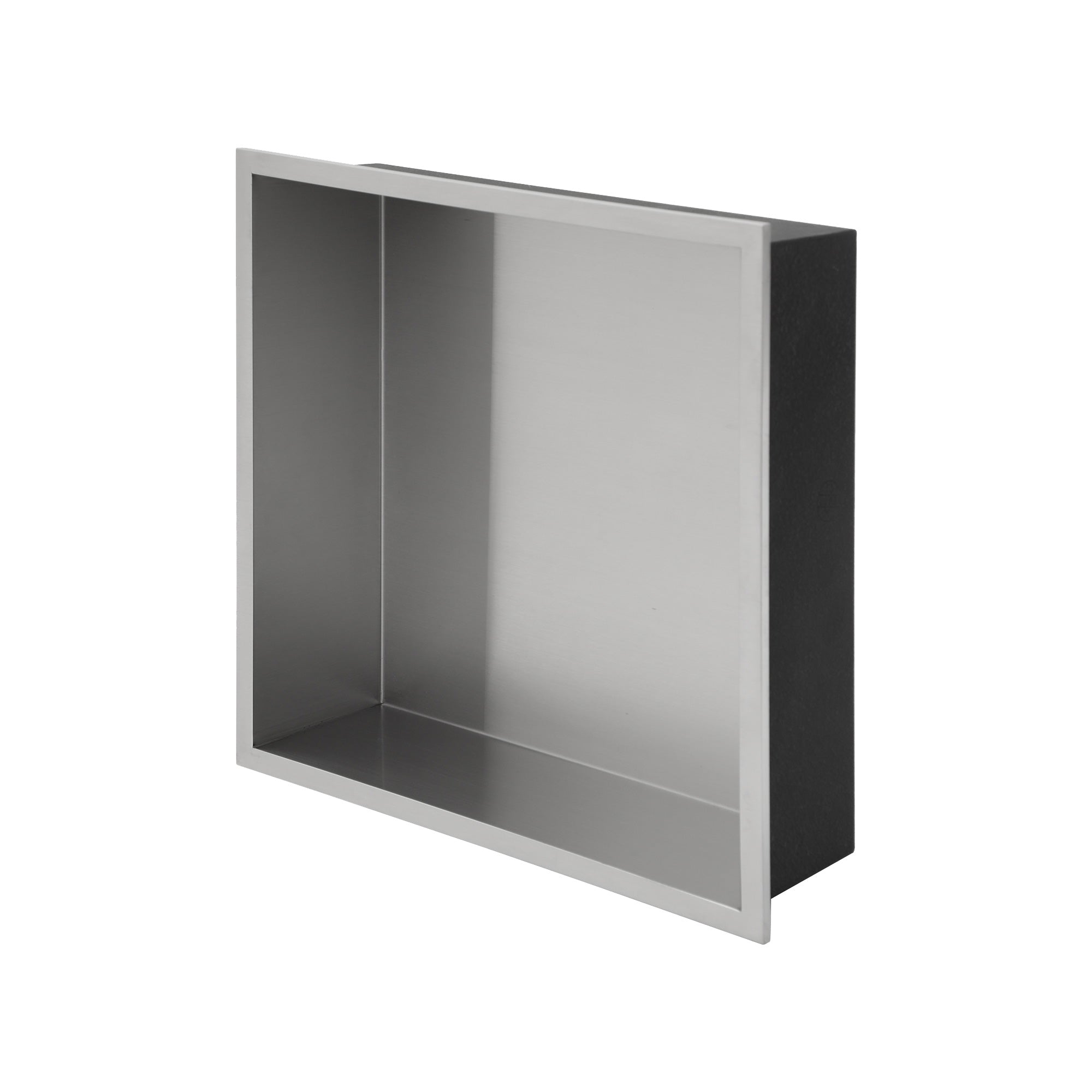 13" W × 13" H Stainless Steel Wall Niche Rectangular Recessed Shower Niche, No Tile Needed RX-SN01