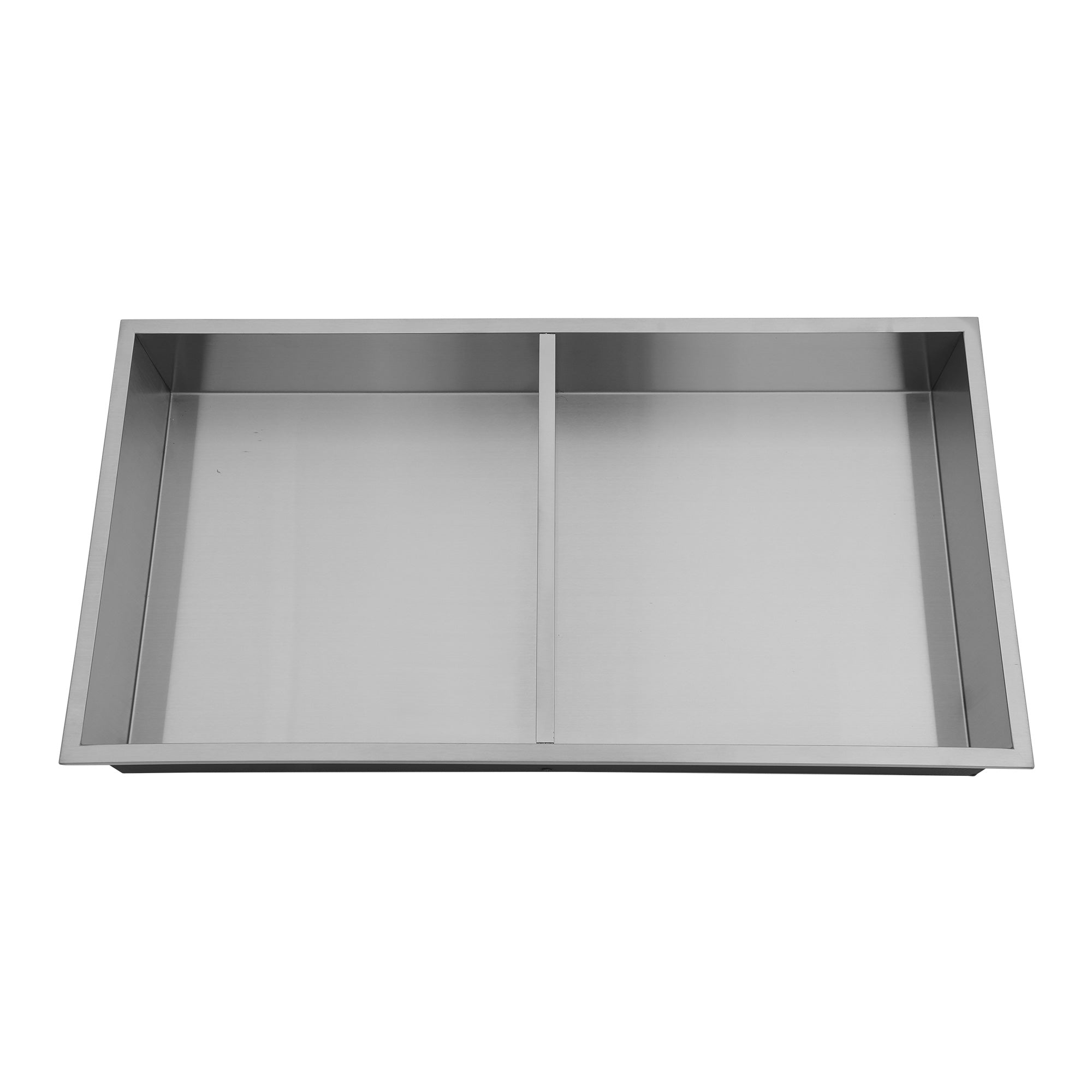 13" W × 25" H Stainless Steel Wall Niche Double Shelf Rectangular Recessed Shower Niche, No Tile Needed RX-SN02