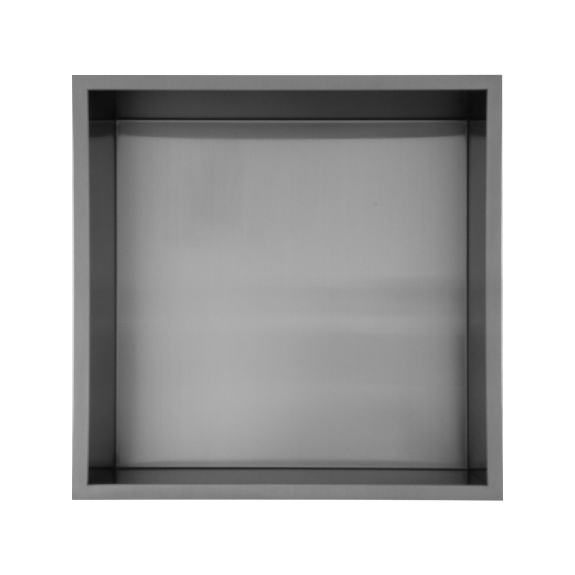 15" W × 15" H Stainless Steel Wall Niche Rectangular Recessed Shower Niche, No Tile Needed RX-SN05