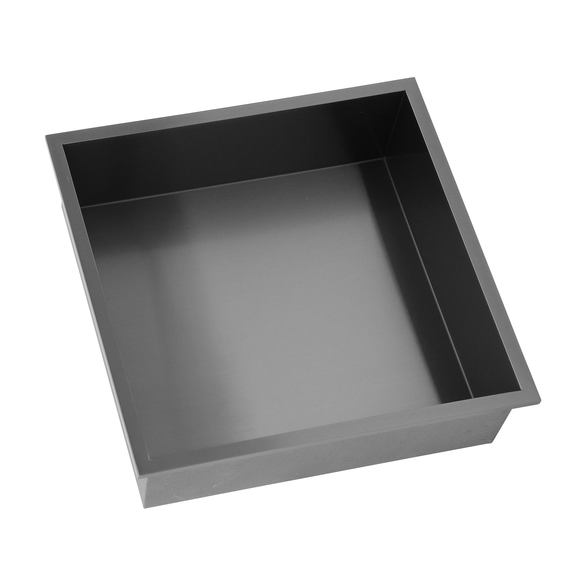 15" W × 15" H Stainless Steel Wall Niche Rectangular Recessed Shower Niche, No Tile Needed RX-SN05