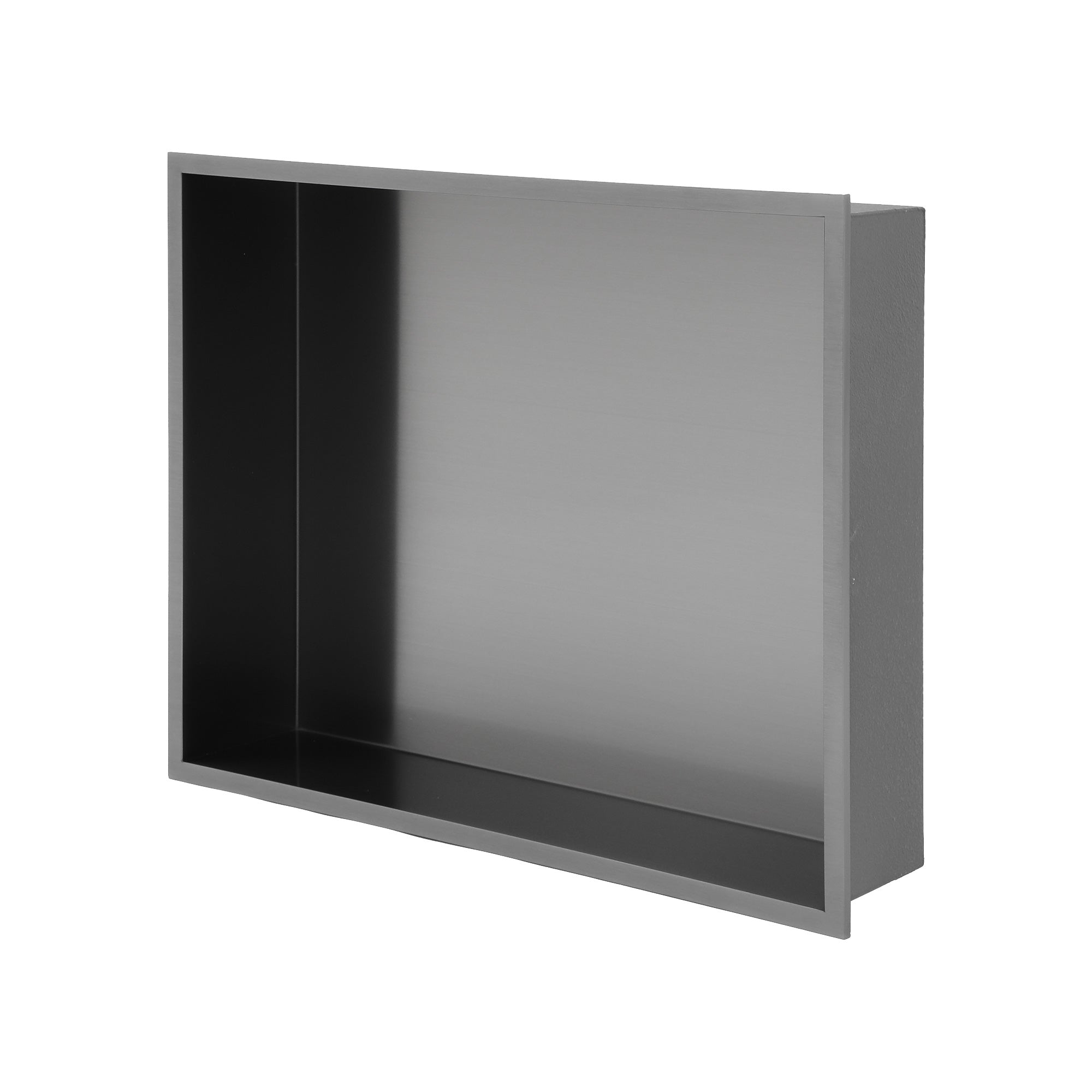 19" W × 15" H Stainless Steel Wall Niche Rectangular Recessed Shower Niche, No Tile Needed RX-SN07