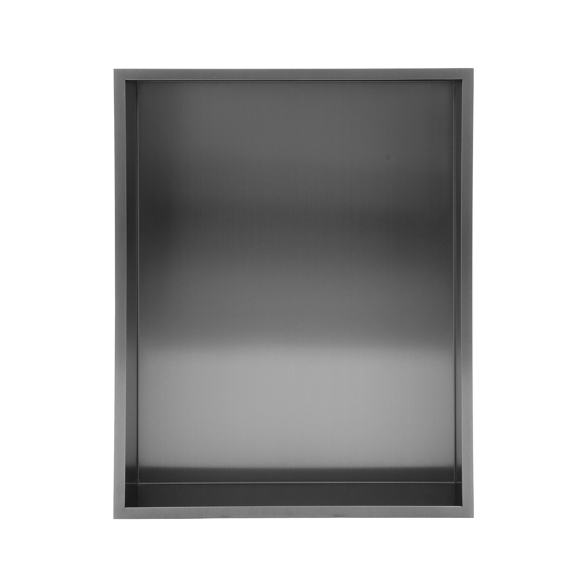 19" W × 15" H Stainless Steel Wall Niche Rectangular Recessed Shower Niche, No Tile Needed RX-SN07