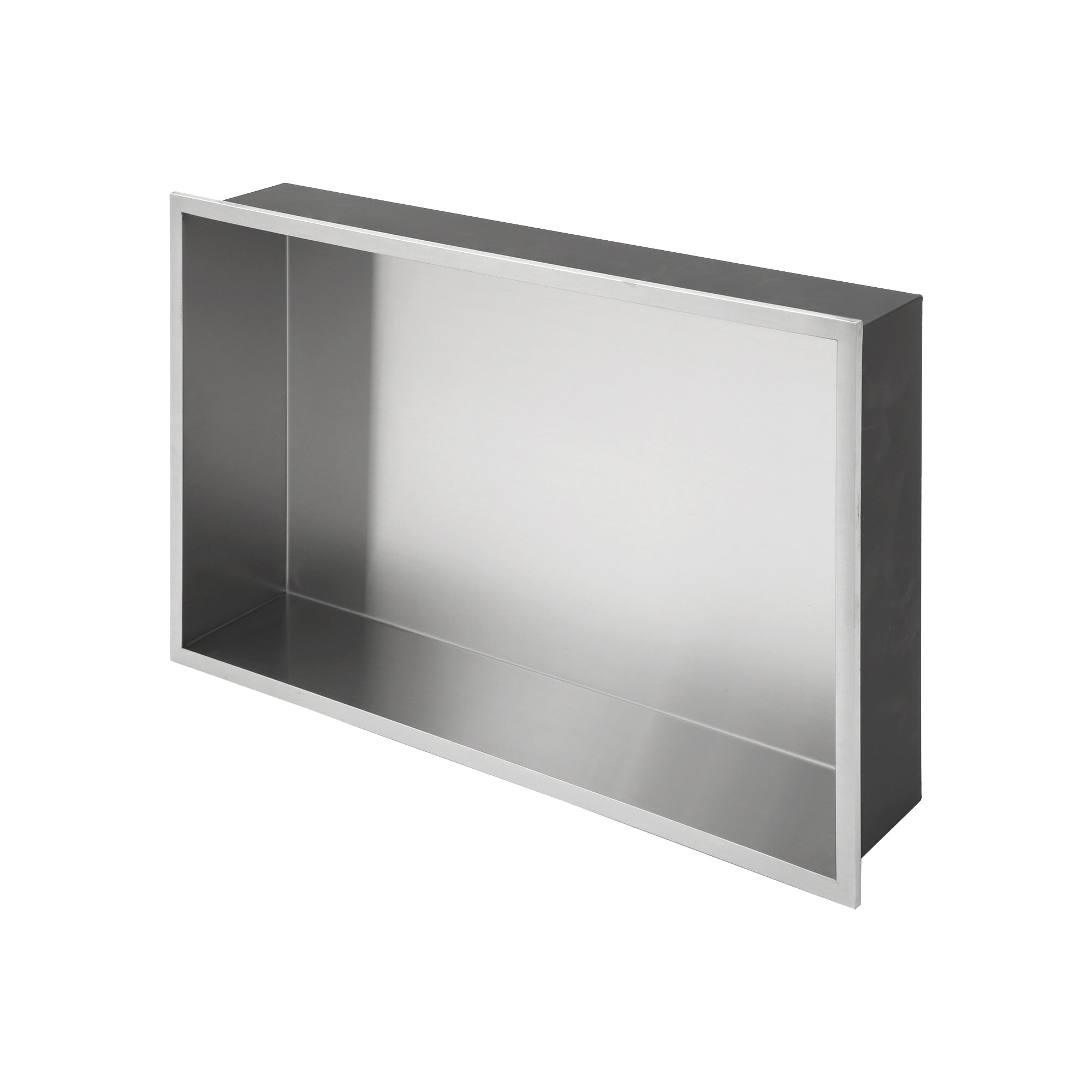 21" W × 13" H Stainless Steel Wall Niche Rectangular Recessed Shower Niche, No Tile Needed RX-SN09