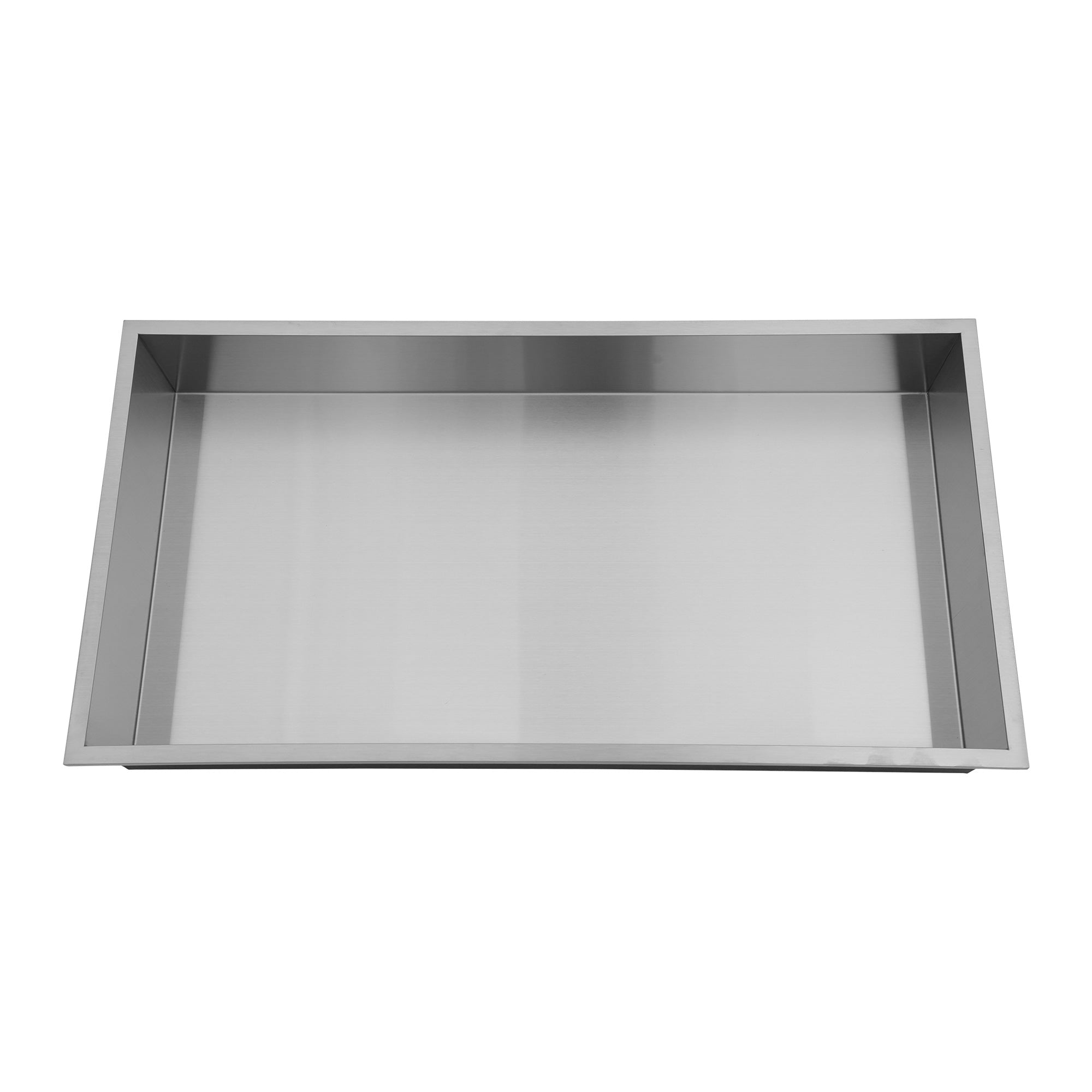 25" W × 13" H Stainless Steel Wall Niche Rectangular Recessed Shower Niche, No Tile Needed RX-SN11