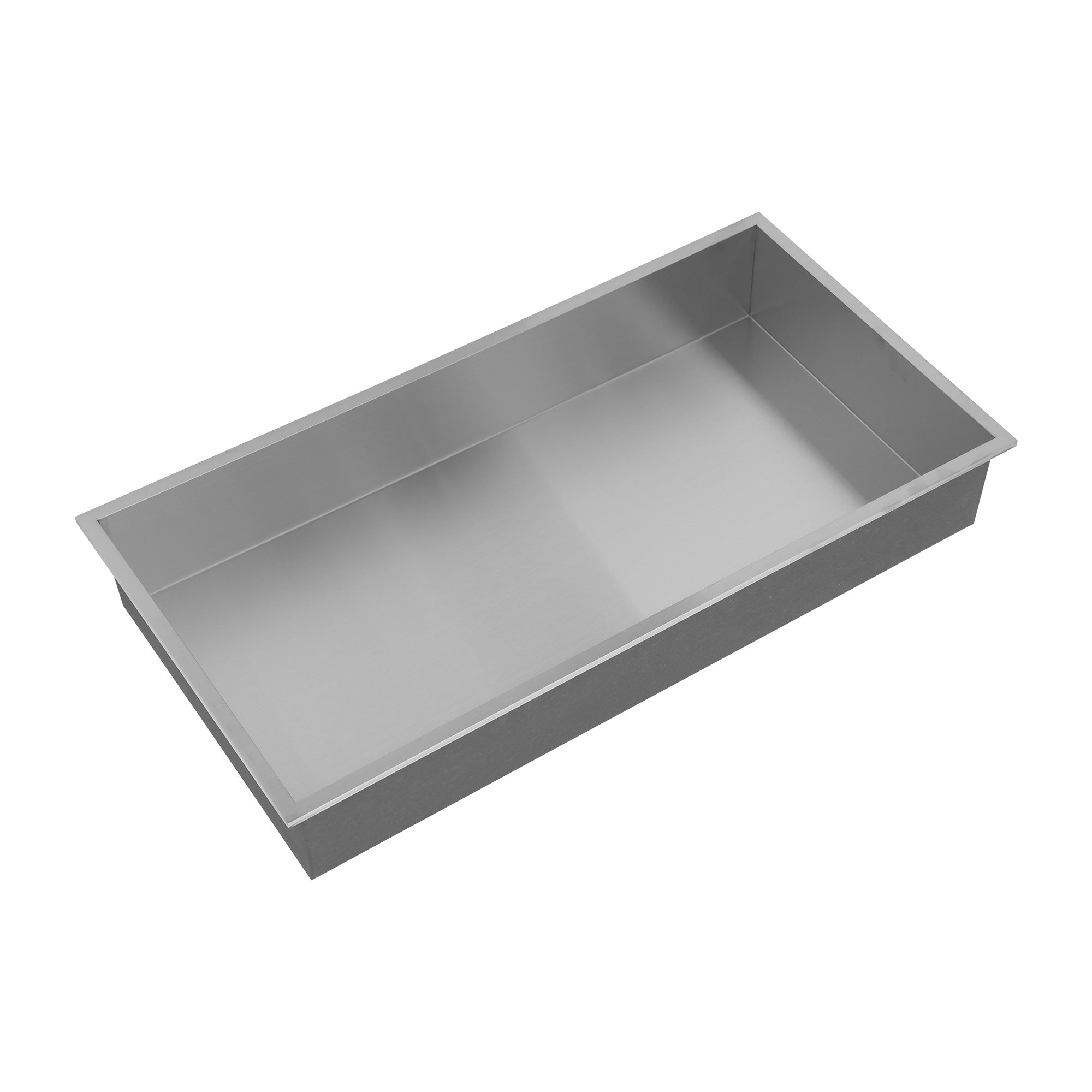 25" W × 13" H Stainless Steel Wall Niche Rectangular Recessed Shower Niche, No Tile Needed RX-SN11