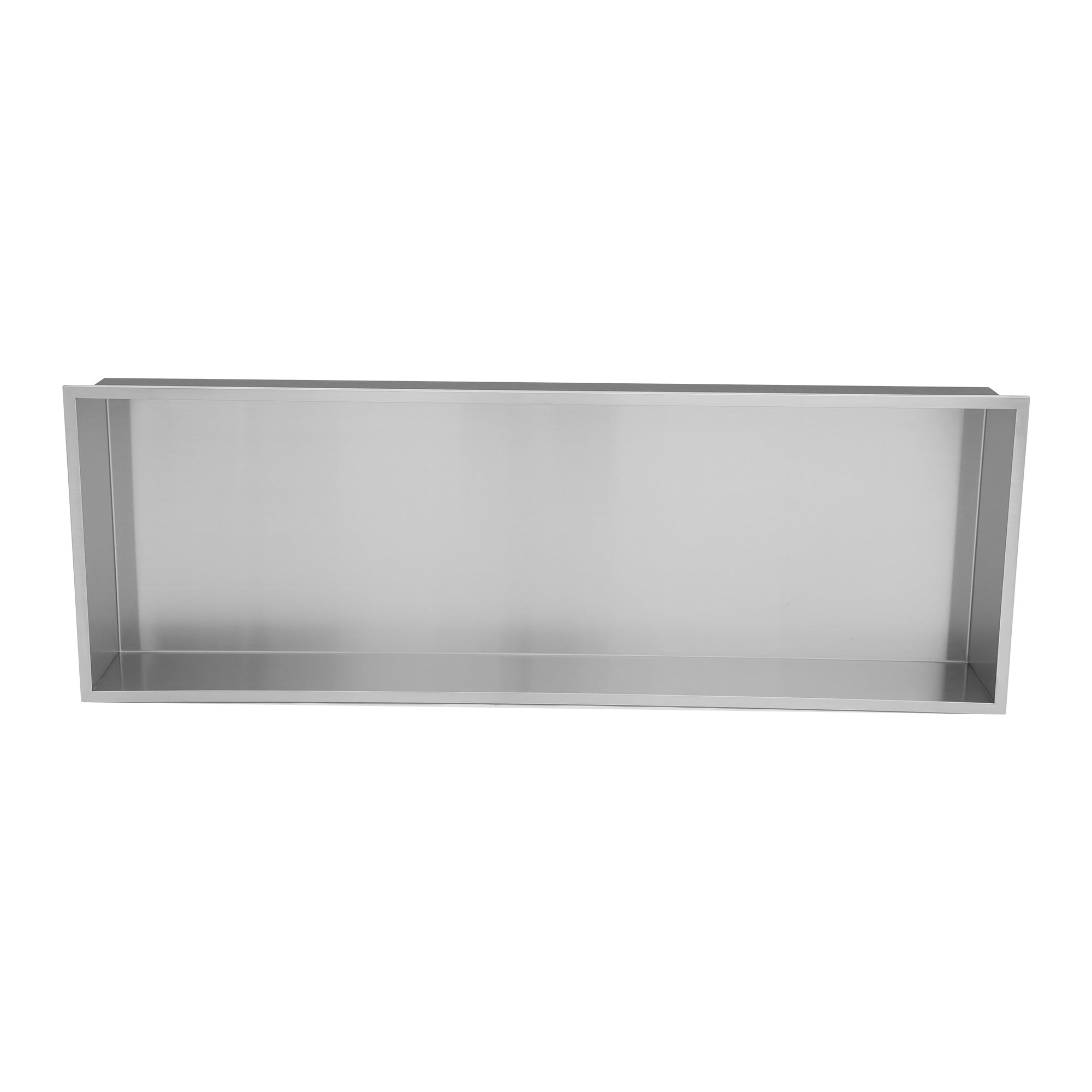 37" W × 13" H Stainless Steel Wall Niche Rectangular Recessed Shower Niche, No Tile Needed RX-SN12