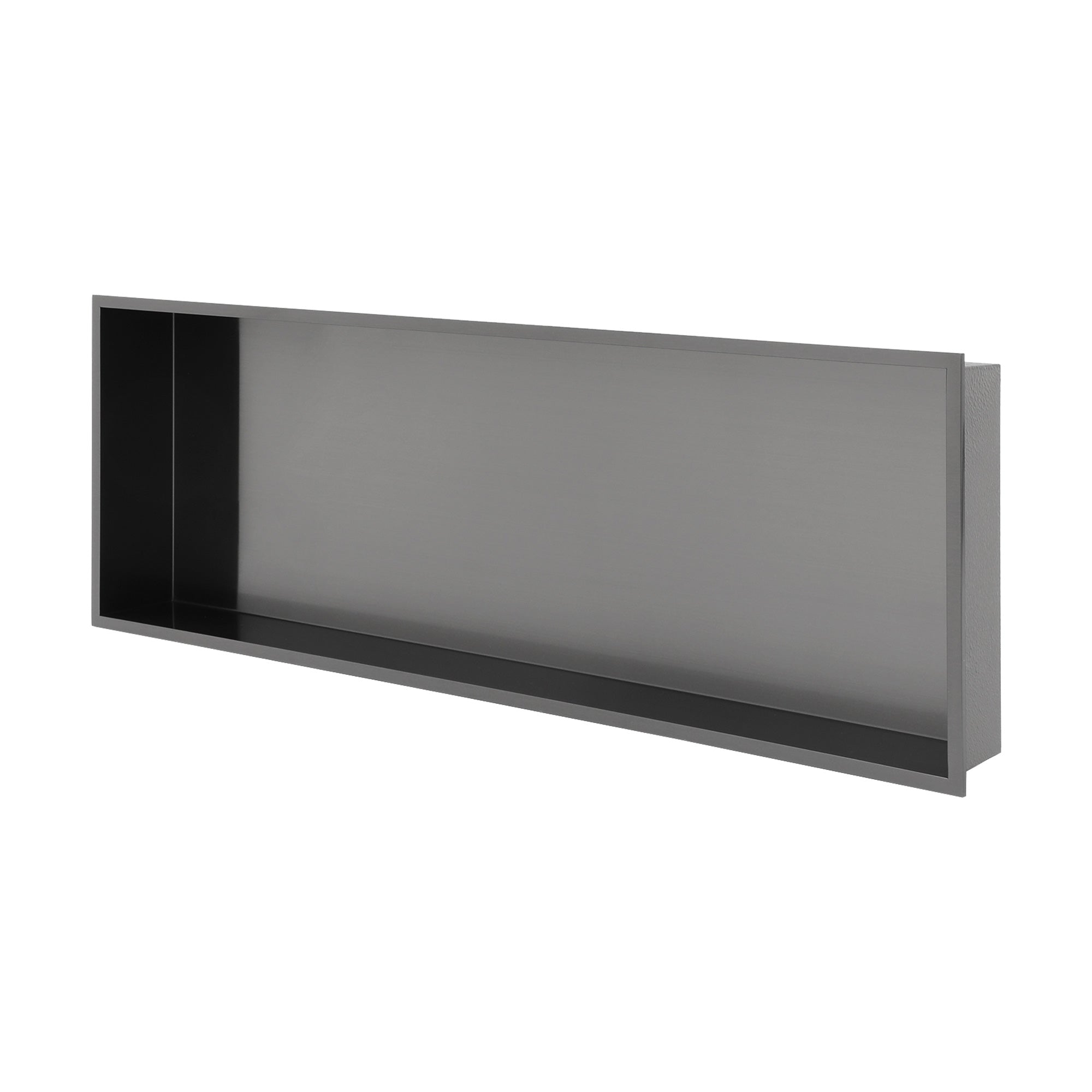 37" W × 13" H Stainless Steel Wall Niche Rectangular Recessed Shower Niche, No Tile Needed RX-SN12