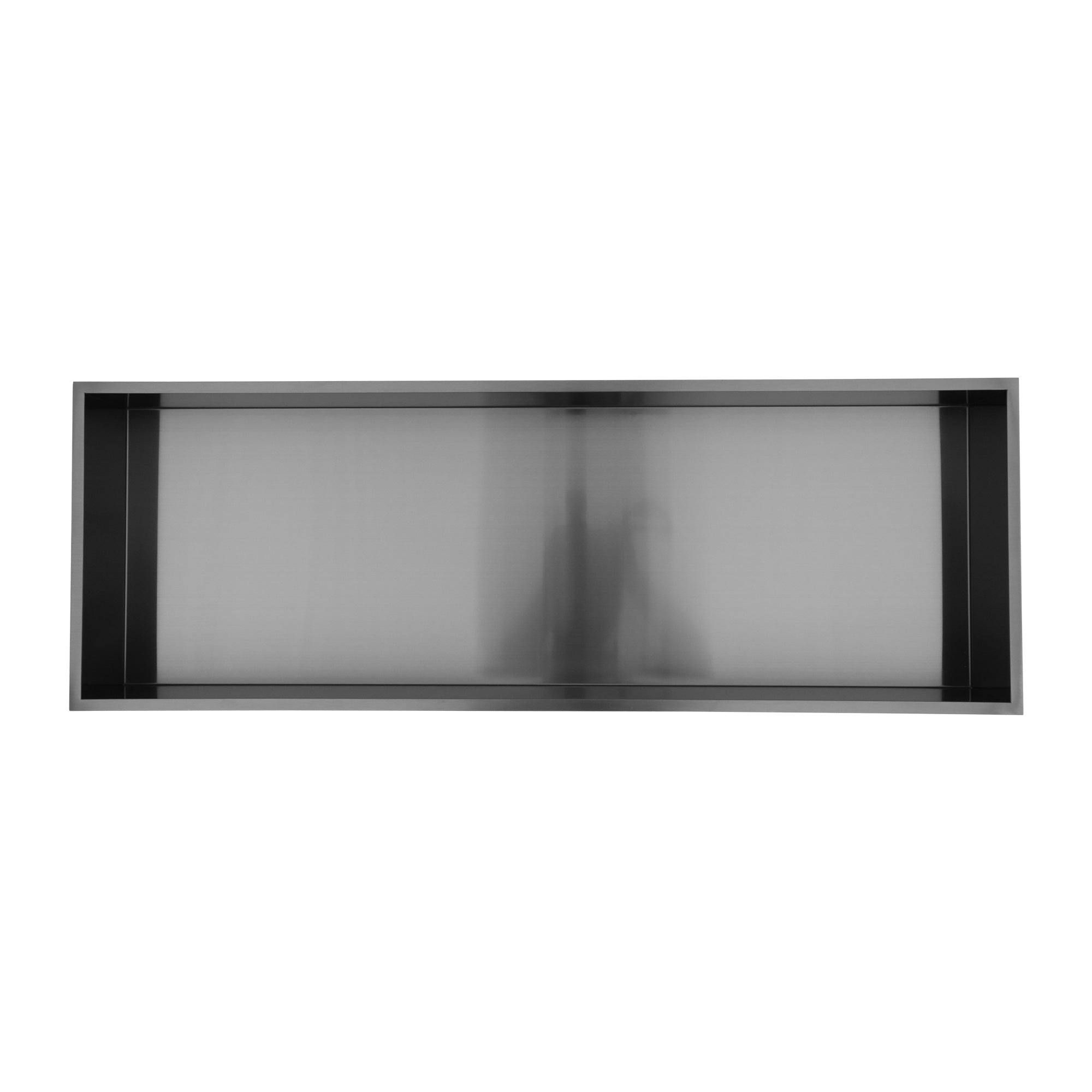 37" W × 13" H Stainless Steel Wall Niche Rectangular Recessed Shower Niche, No Tile Needed RX-SN12