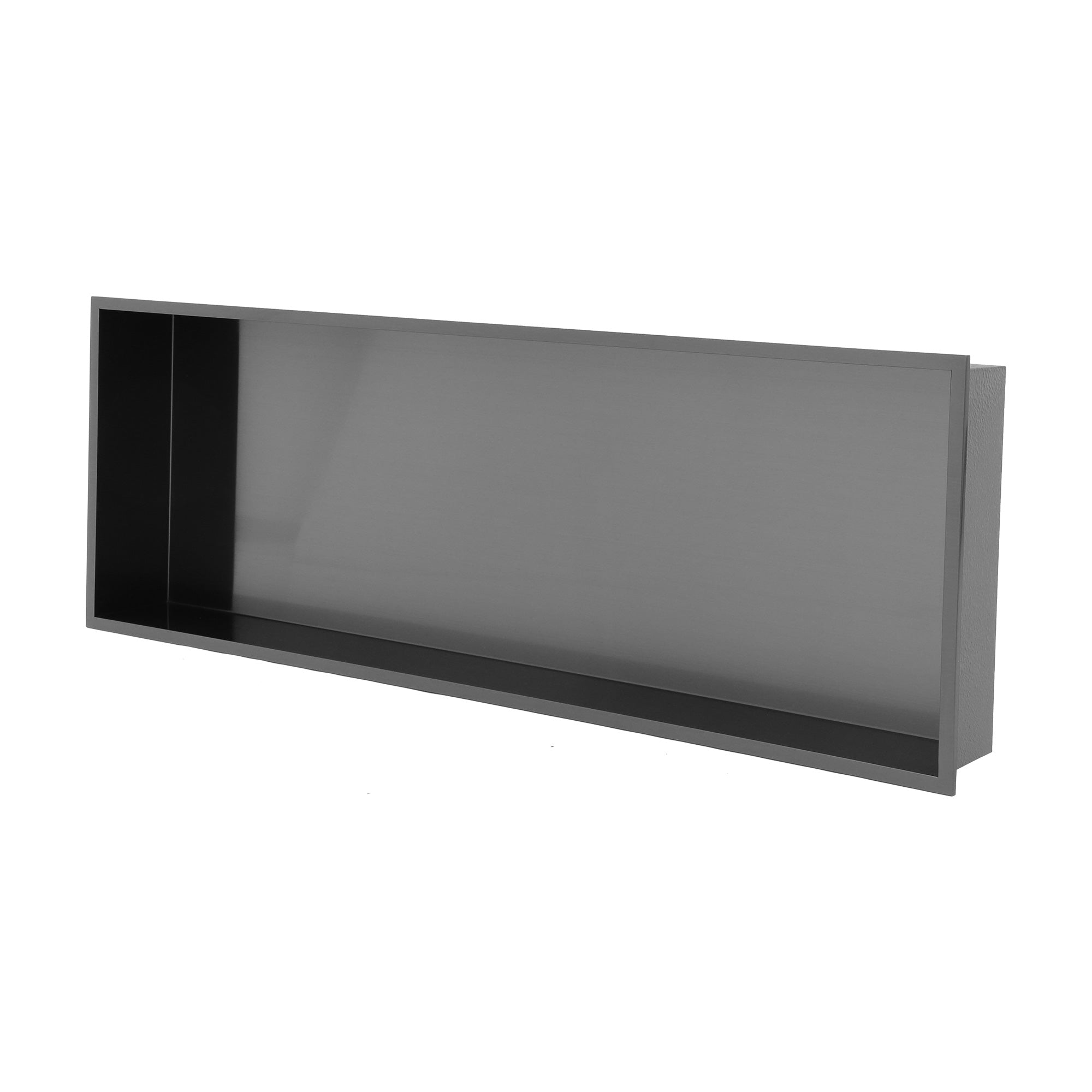 37" W × 13" H Stainless Steel Wall Niche Rectangular Recessed Shower Niche, No Tile Needed RX-SN12