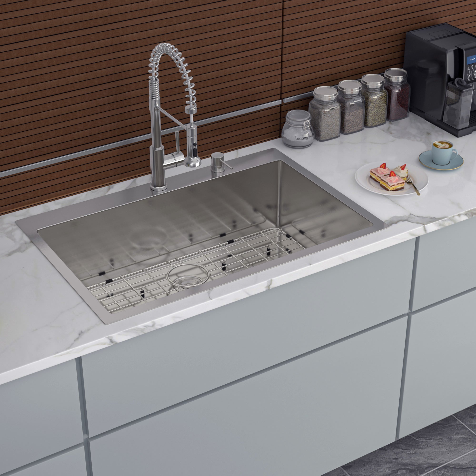 Drop-in Single Bowl Stainless Steel Kitchen Sink RX-SS16
