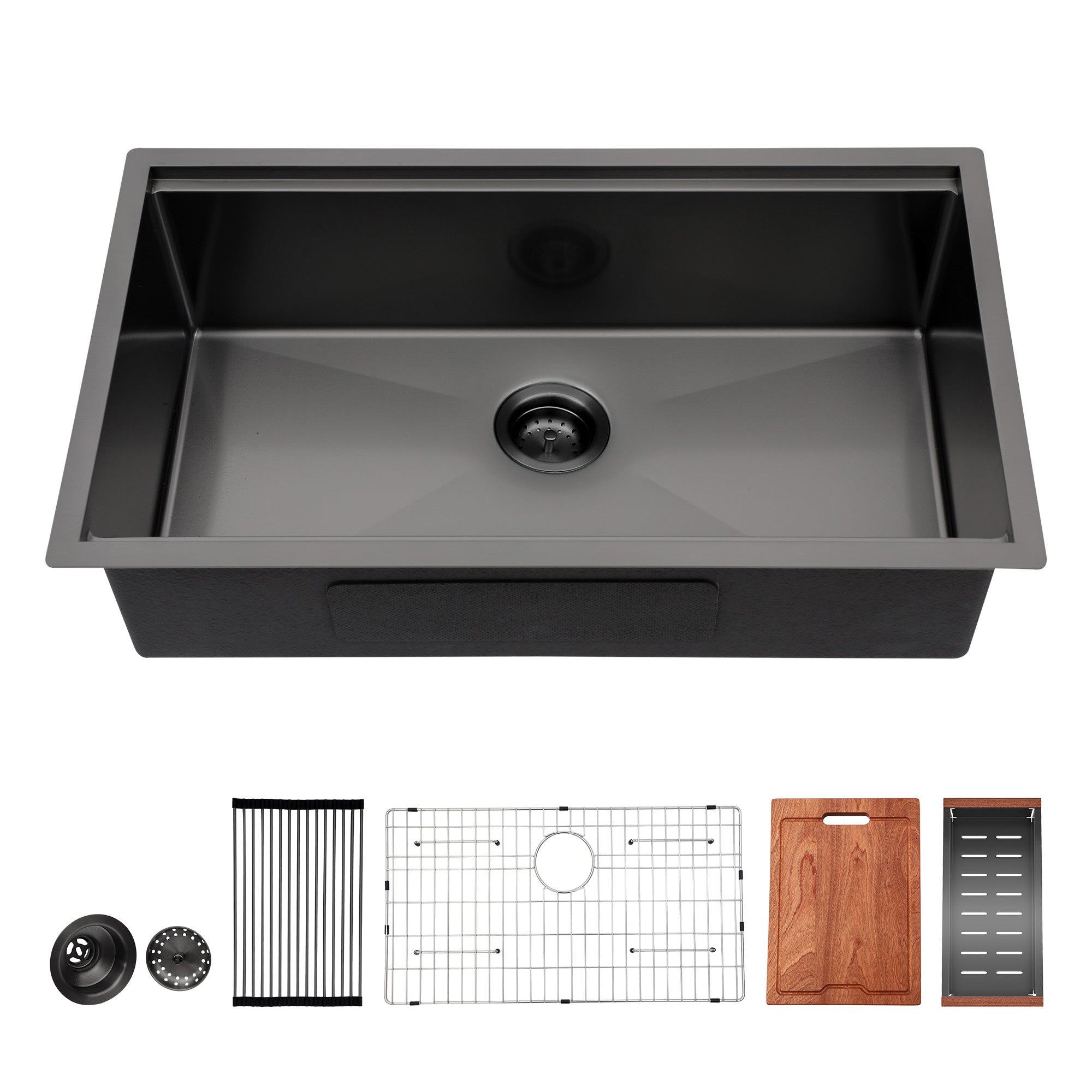 Undermount Single Bowl Stainless Steel Kitchen Sink with Workstation RX-SS29