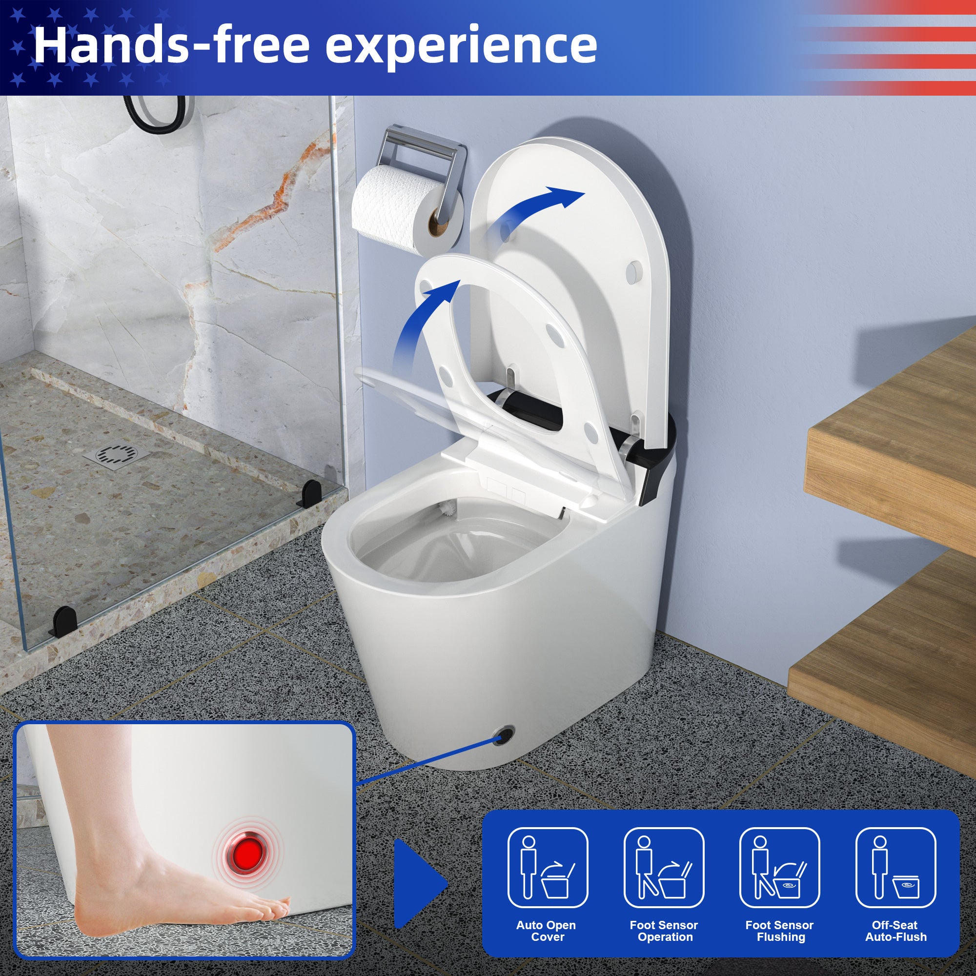 Smart Toilet with bidet built-in RX-T16W