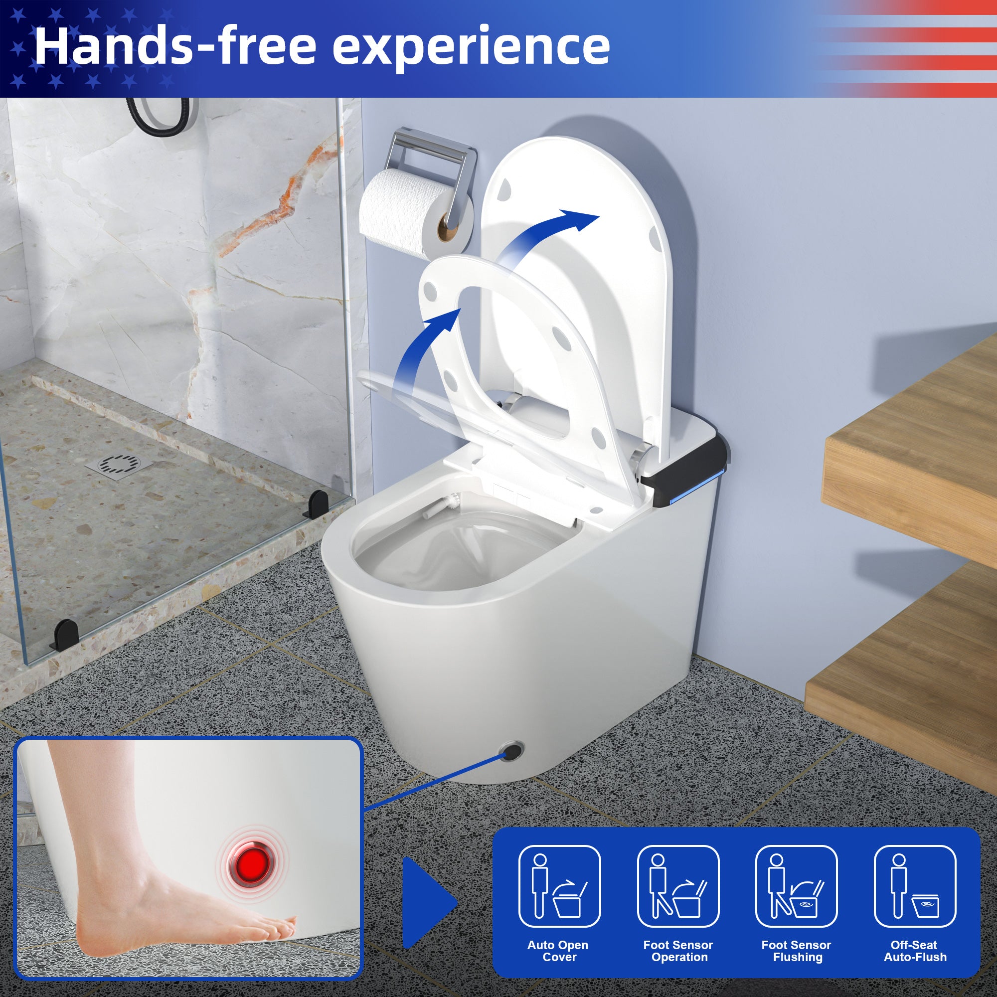 Smart Toilet with bidet built-in RX-T17W