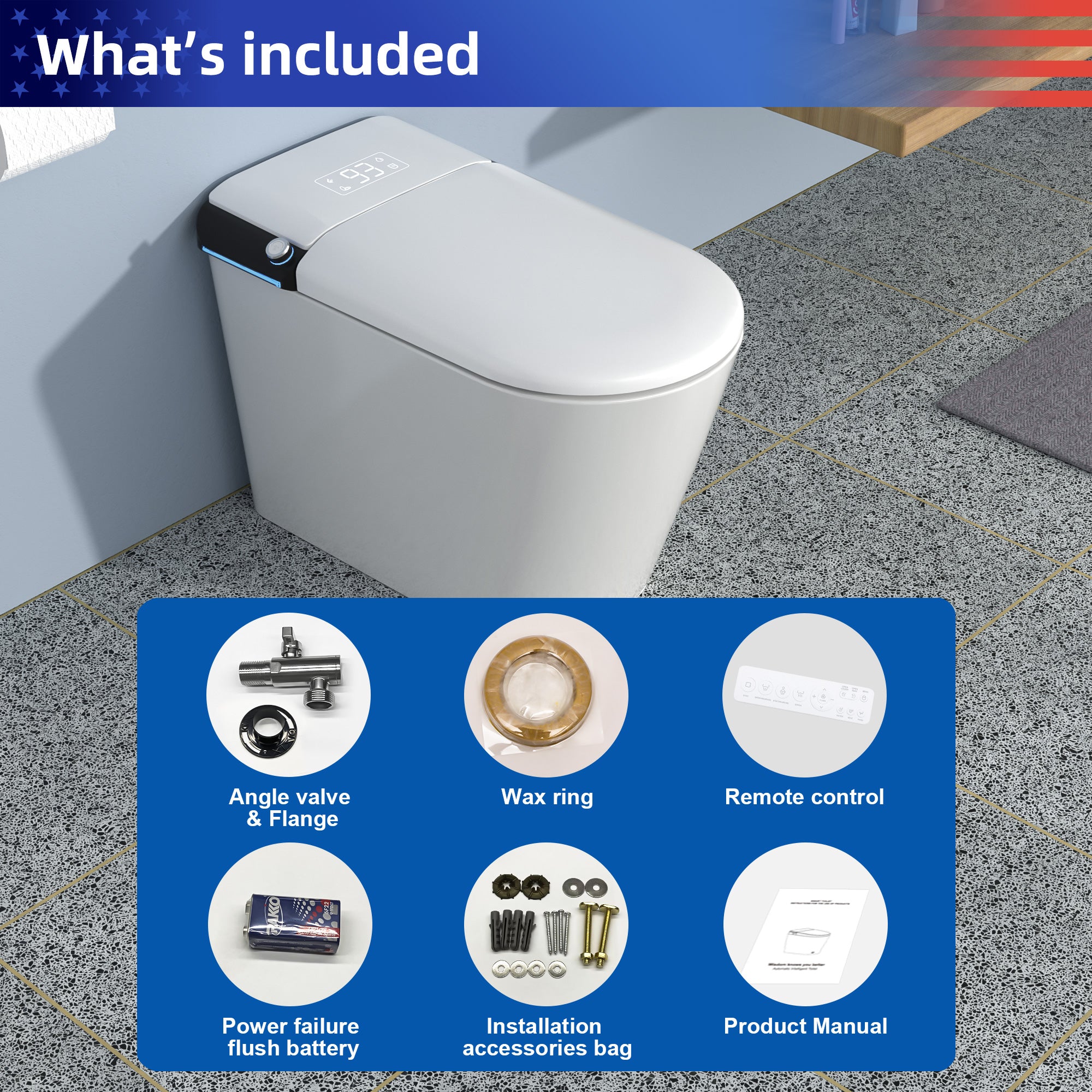 Smart Toilet with bidet built-in RX-T17W