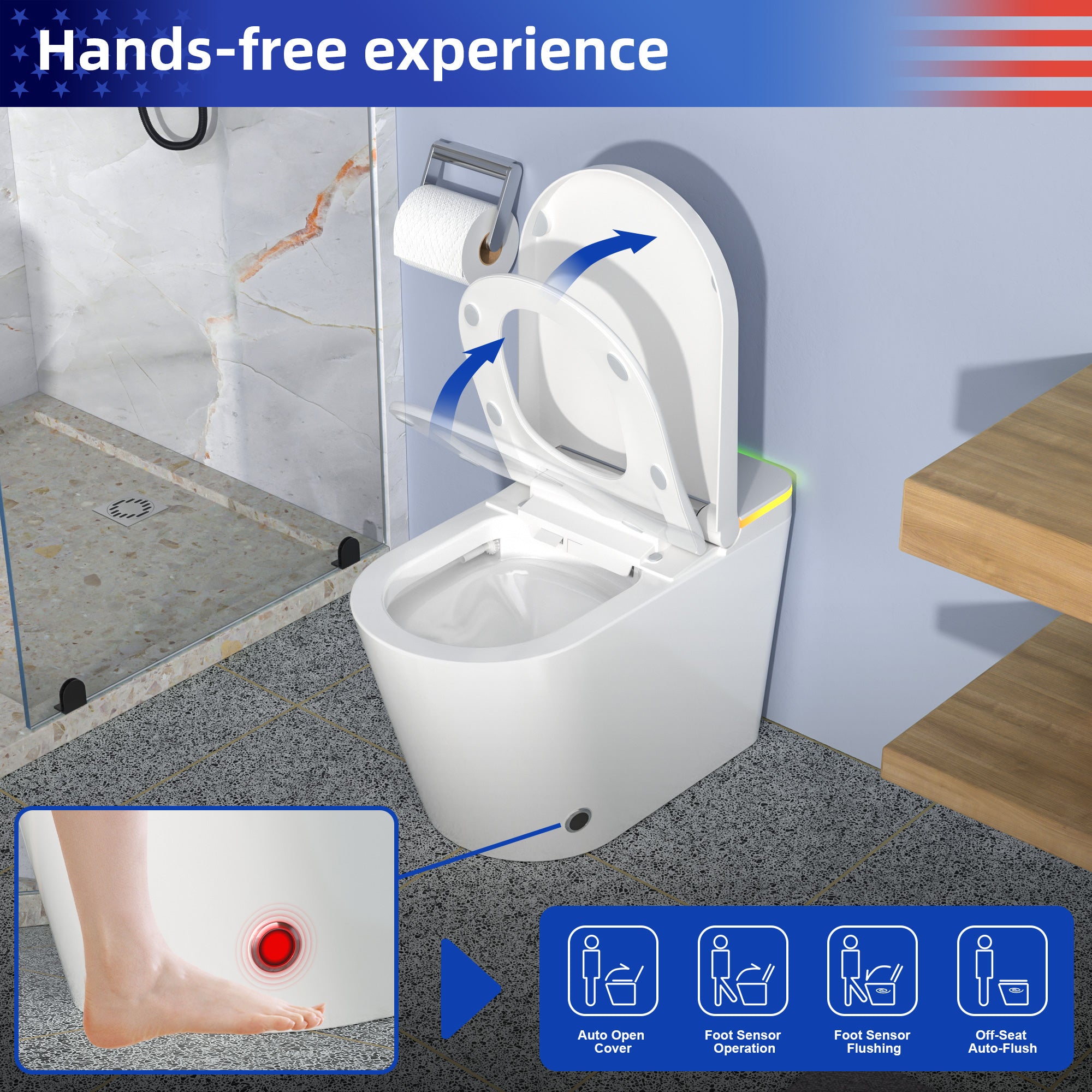 Smart Toilet with bidet built-in RX-T19W