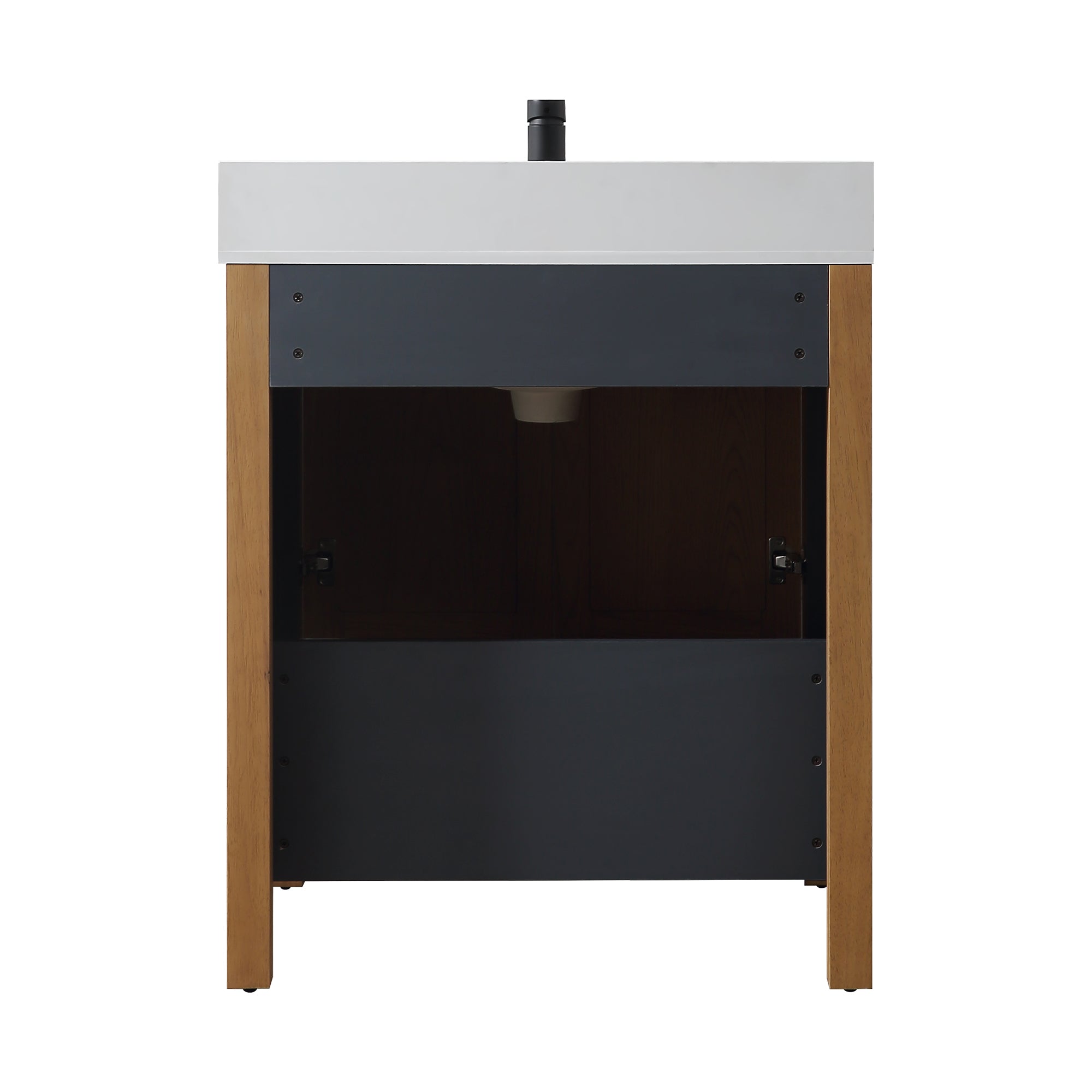 Free Standing Single Bathroom Vanity with Quartz Top RX-V05