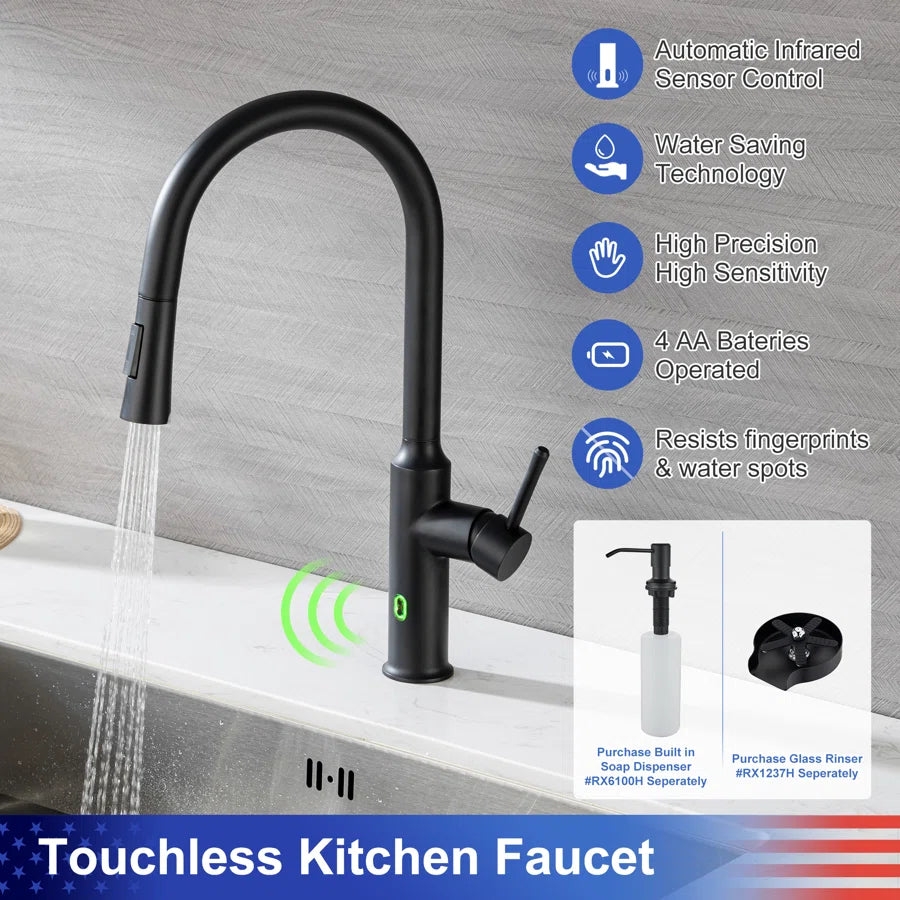 Pull-Down Single Handle Kitchen Faucet RX6012