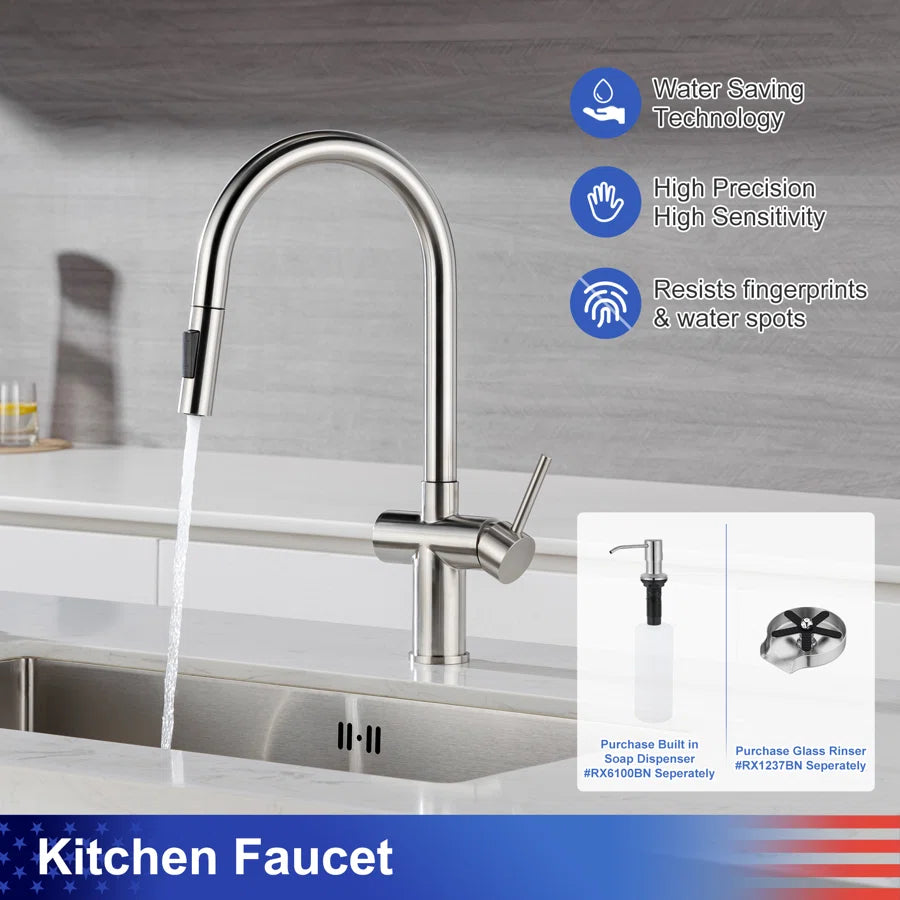 Pull-Down Single Handle Kitchen Faucet RX6014