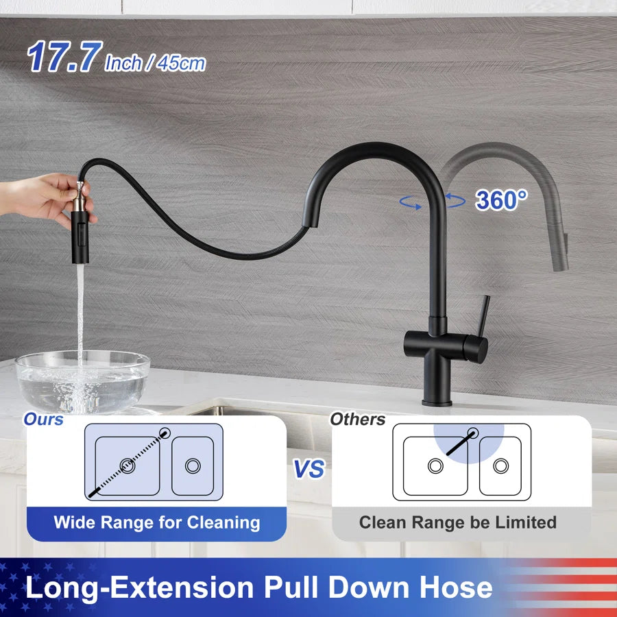 Pull-Down Single Handle Kitchen Faucet RX6014