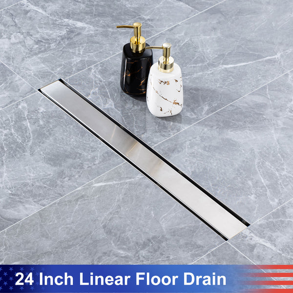 24'' W Linear Grid Shower Drain RX7001-24