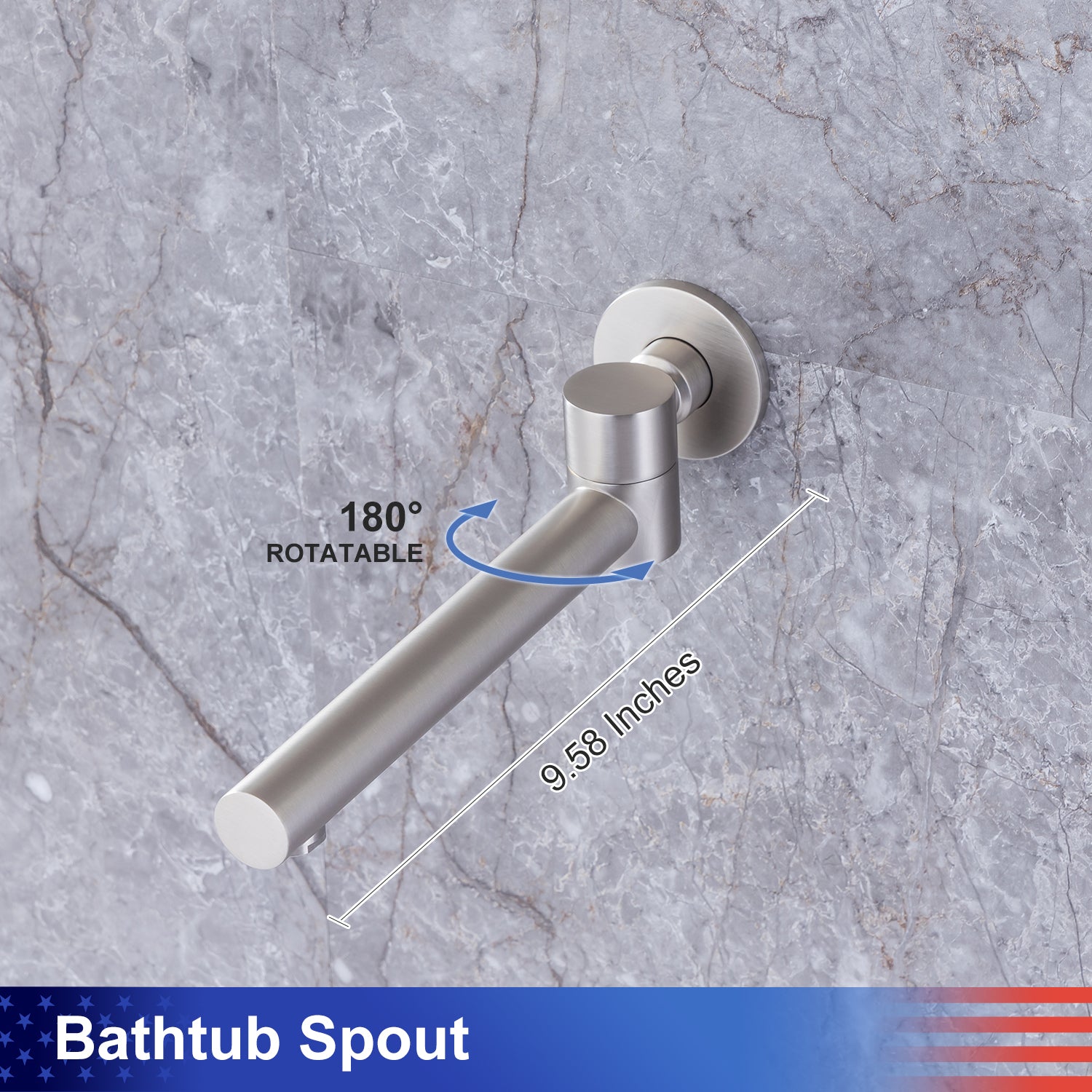 Rainlex faucet with rough-in valve and control handles