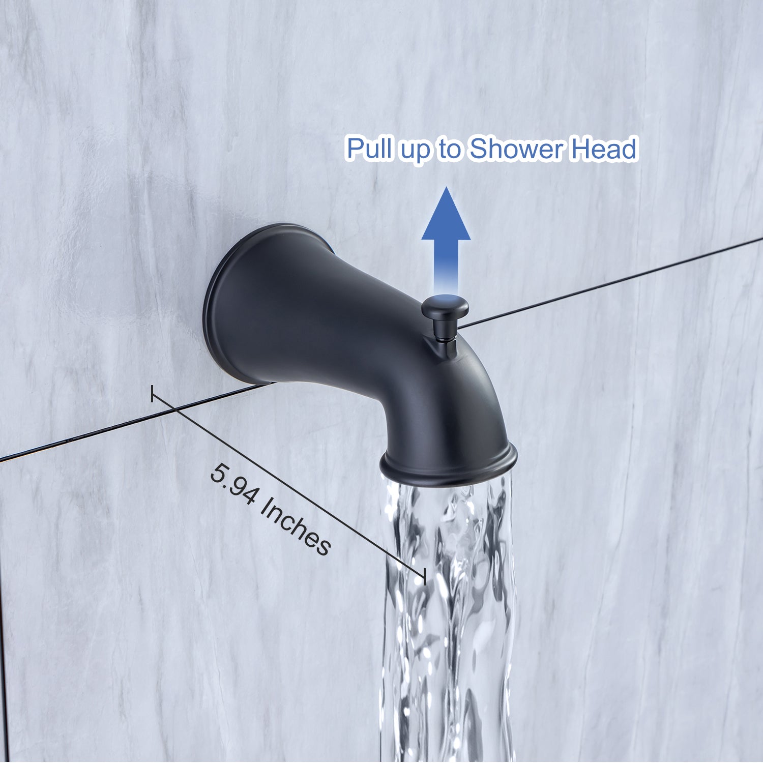 6-Spray Shower Faucet With Rough-In Valve RX92202-6